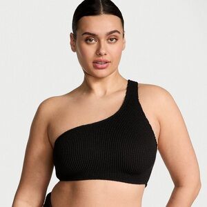NWT Victoria’s Secret One Shoulder Bikini Top Size XL/XXL Black